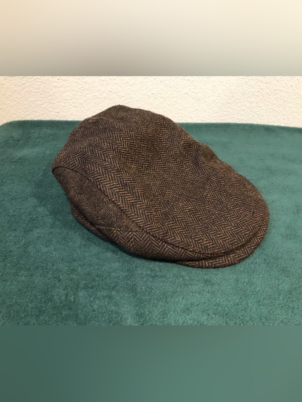 Stetson Brown Herringbone Tweed Cap